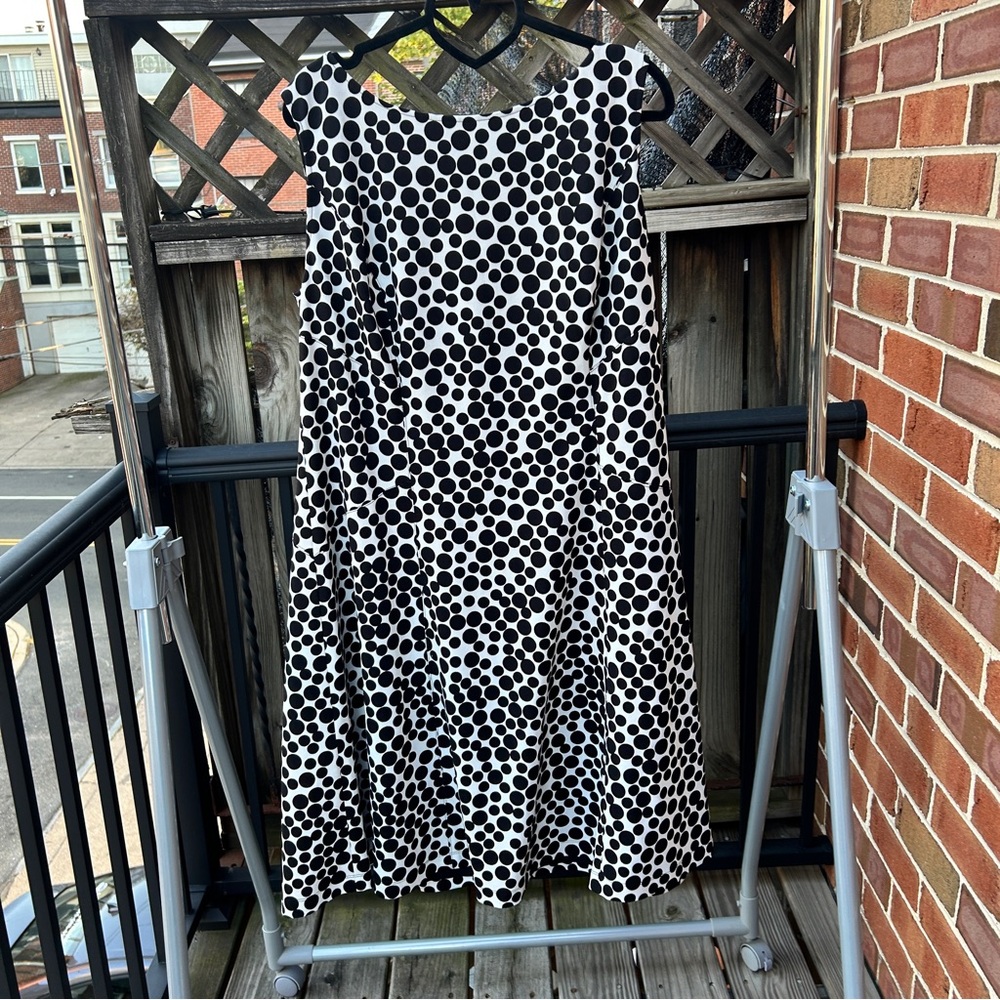 Kasper Dot Dress 16W